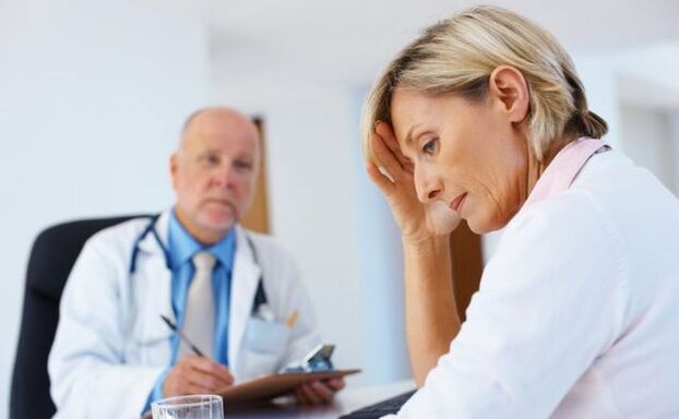 A woman presents to the doctor with symptoms of anogenital warts